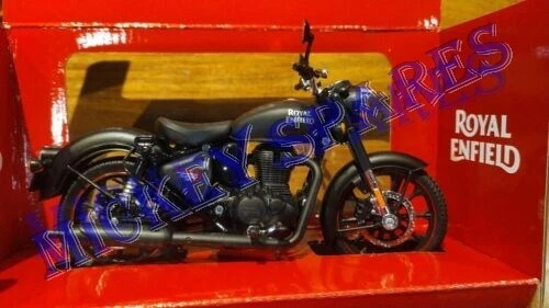 ROYAL ENFIELD SCALE Model 1:2 Classic 350CC Matt Black £51.28 - PicClick UK