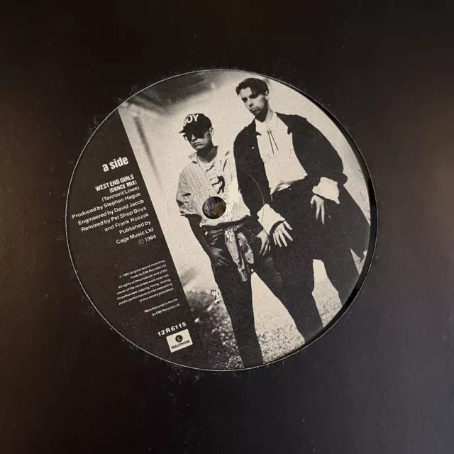 PET SHOP JUNGEN WEST END MÄDCHEN TANZMIX 12" VINYL Original UK 12 Zoll Single