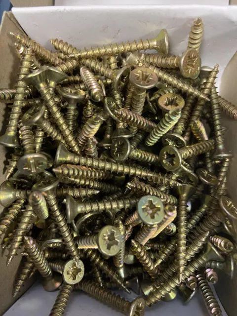 WOOD SCREWS x11 BOXES. ASSORTED SIZES JOB LOT. TOP QUALITY BARGAIN PRICE (Set 4)