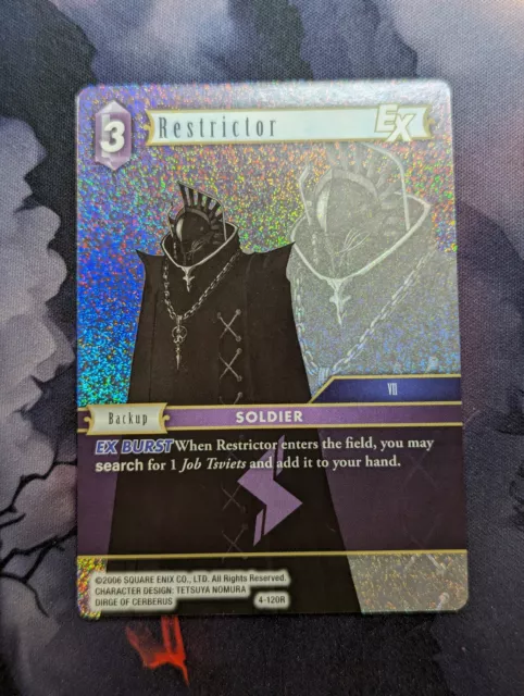 Restrictor - 4-120R - Final Fantasy TCG FFTCG - Opus IV - FOIL - NM