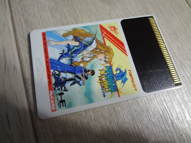 PC Engine DRAGON SPIRIT Solo Scheda - Per TurboGrafx-16, NTSC-J, 1988, Sparatutto
