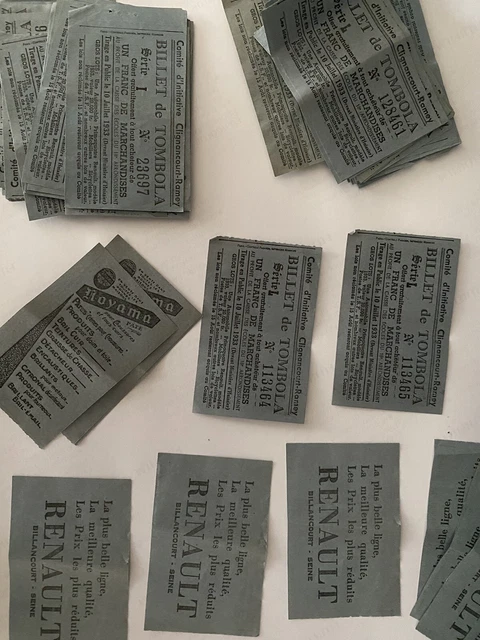 Biglietti Lotteria Vintage