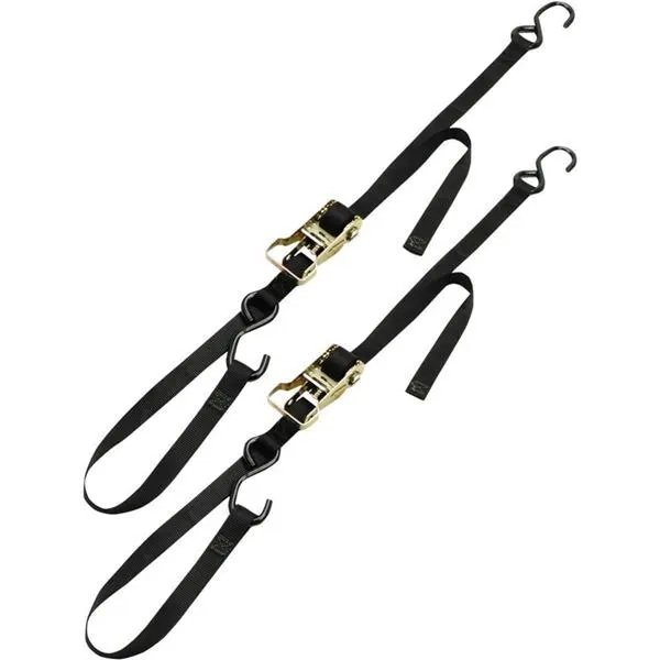 Black Ancra Rat Pack Ratchet Tiedowns With Soft Hook