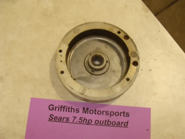 Sears 7.5hp outboard Ted williams flywheel rotor magneto c6eb 134-100