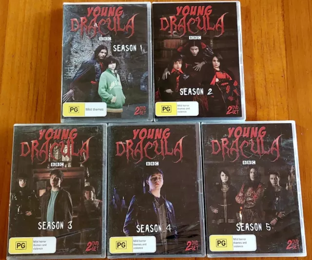 Complete　AU　YOUNG　NEW　-FREE　DRACULA　Series　DVD　Seasons　SEALED　1-5　POSTAGE　$75.00　PicClick