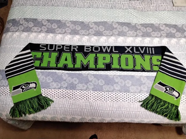Forever Collectibles Seahawks Super Bowl Champions  Scarf