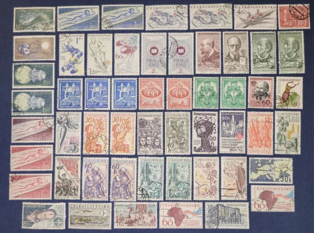 Lot16 🇨🇿 Briefmarken Tschechoslowakei Versch Jahre + Motive Shipping 🌍