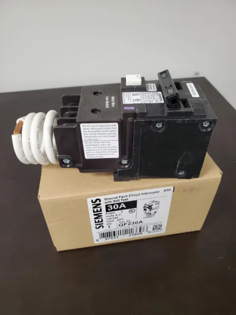 NIB - Siemens - QF230A - Molded Case Circuit Breaker - 30A, 1-Phase, 240V