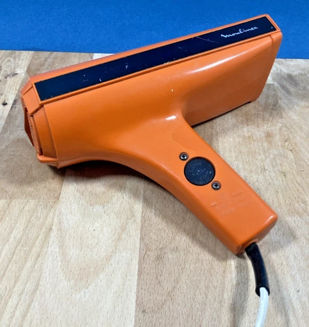 Ancien Sèche-cheveux Moulinex Gris Et Blanc - Dans Sa Boîte D'origine