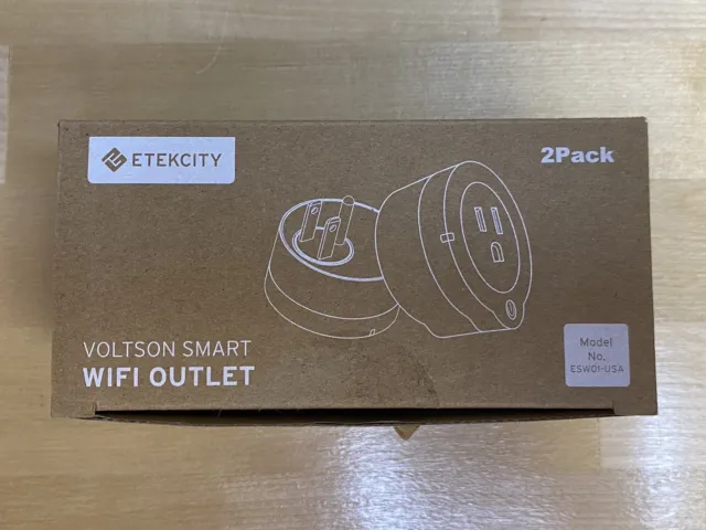 Etekcity Voltson Smart Wi-Fi Outlet Plug (10A)