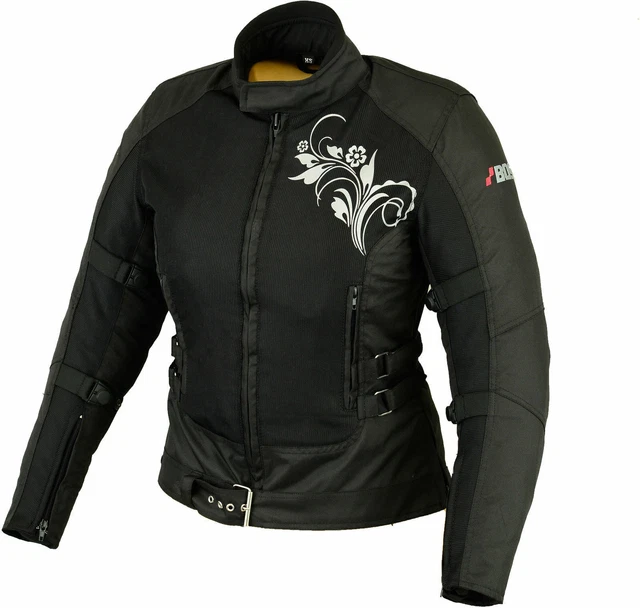 LP Damen Motorradjacke – Schwarz, Textil, CE-Level 1 Protektoren (Schulter, Ellbogen, Rücken) – Reflektierend, Sommer/Winter, Gr. XS-2XL LP Damen Motorradjacke – Schwarz, Textil, CE-Level 1 Protektoren (Schulter, Ellbogen, Rücken) – Reflektierend, Sommer/Winter, Gr. XS-2XL
