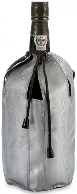 Weinflaschenkühler Flaschenkühler für Wein Kühlmanschette Kühlakku mit Kordelzug