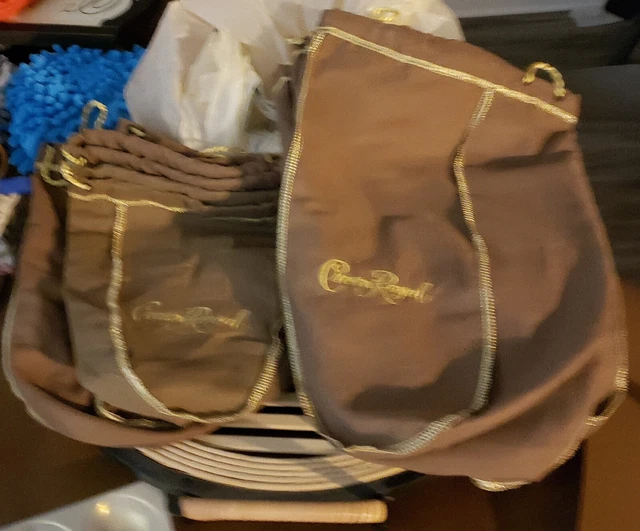 Crown Bags! 5 Vanilla Tan 750ml Bags & 5 Vanilla Tan 1.75L Bags! Just Removed!