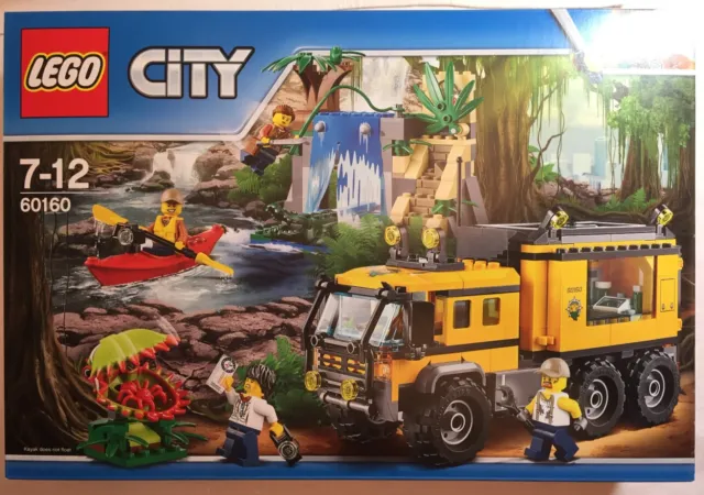 LEGO CITY 60160 Le laboratoire mobile de la jungle, Neuf scellé