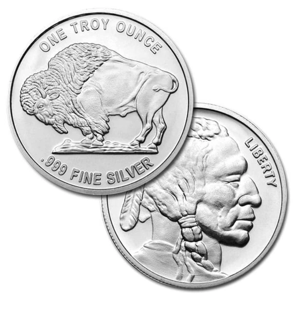 eBay Live 6/17 - 1 oz. Silver Round Buffalo Silver Coin (SKU#D0401)