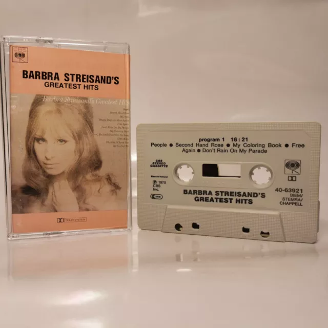 Barbra Streisand – Barbra Streisand's Great - Cassette audio Tape - Holland 1975 3