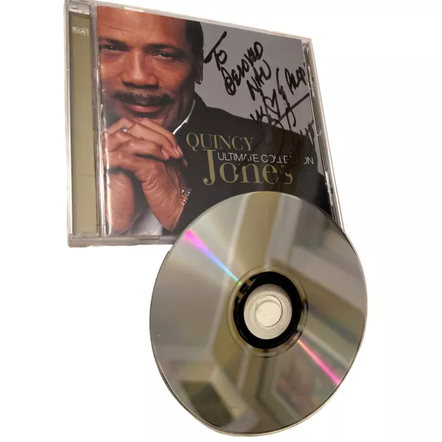 Quincy Jones Ultimate Collection (CD, 2002) Original Signed