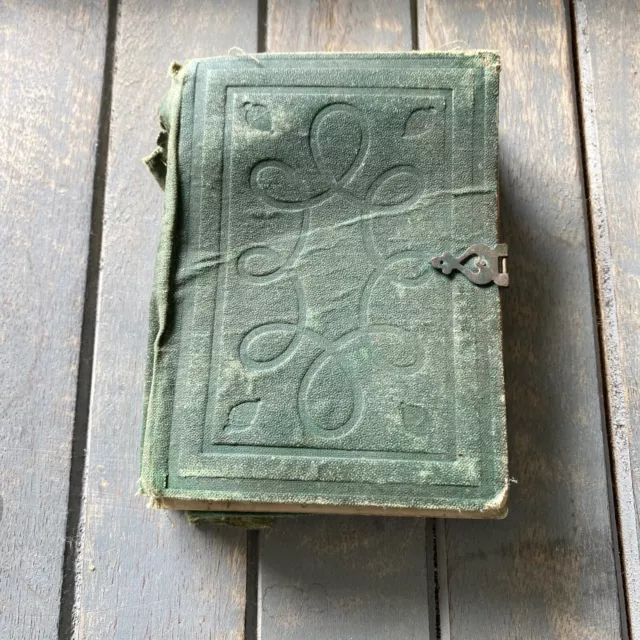Antique Civil War Era Photo Album , Tintypes, Abraham Lincoln, , Kids, GW Stamp