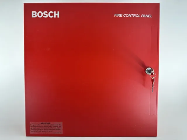 Bosch Red Fire Control Panel Enclosure D8109 With 2 Keys 16X16X3.5 New In Box