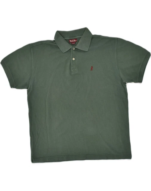 Polo Shirt MARLBORO CLASSICS Uomo XL Verde ZV11