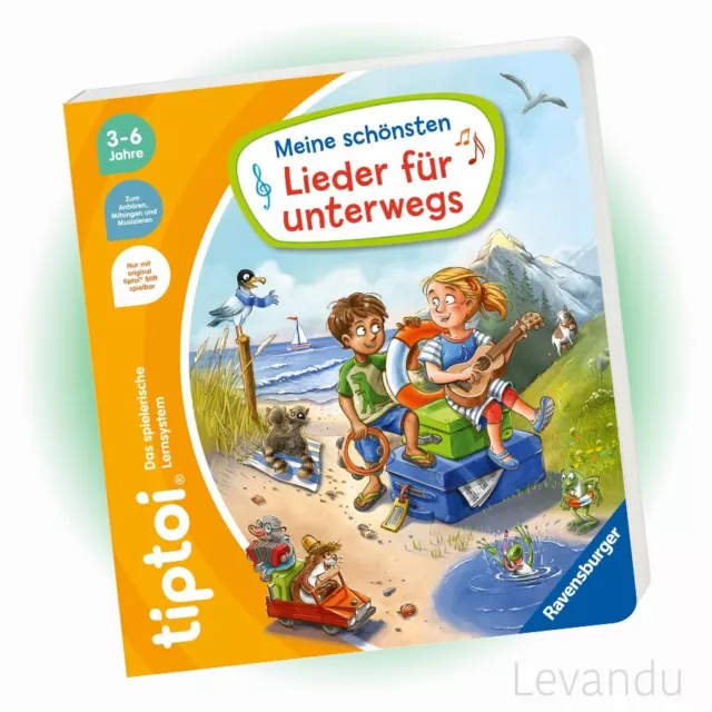 RAVENSBURGER tiptoi® Buch - Meine schönsten Lieder für unterwegs - NEU