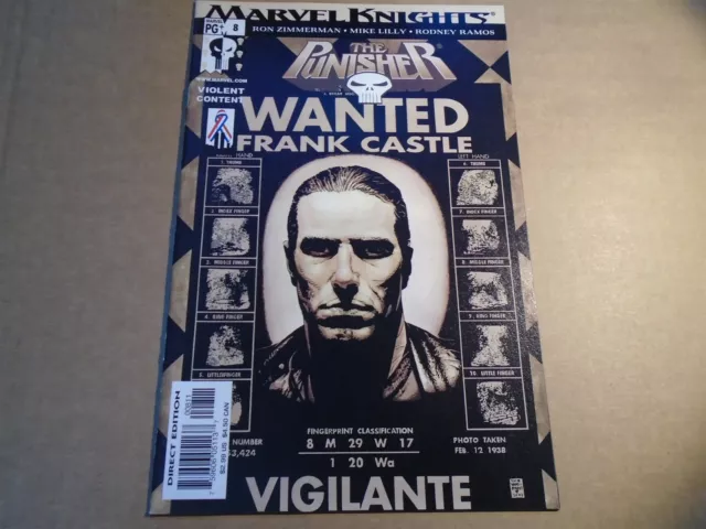 PUNISHER Vol. 4 #8 Garth Ennis Steve Dillon Marvel Knights - VF/NM 2002