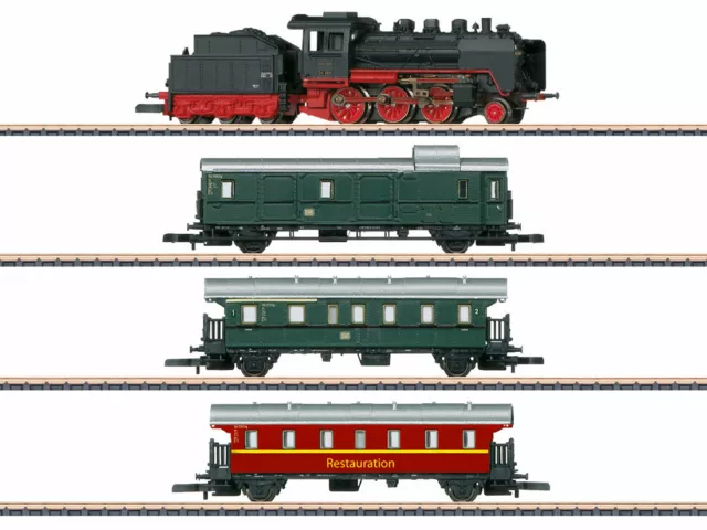 Märklin 81874 Startset Dampflok BR 24 mit Museums-Personenzug Spur Z