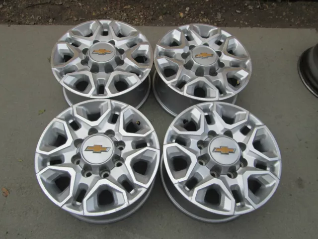 18and Chevy Gmc 2500hd 3500hd Oem Factory Wheels Rims Silver 76995