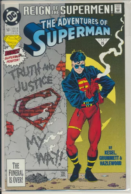 The Adventures of Superman #501 Comic Book - DC Comics
