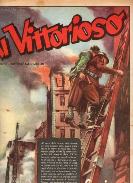 [Atp] Vittorioso Originale Anno 1951 Numero 18
