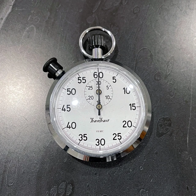 Chronomètre Hanhart Amigo Vintage – Mécanique, 1/5 Sec, Avec Boîte