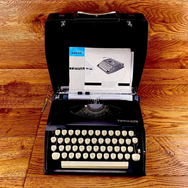 Adler TIPPA S Typewriter Rare Vintage  Superb Original Condition Fully Working