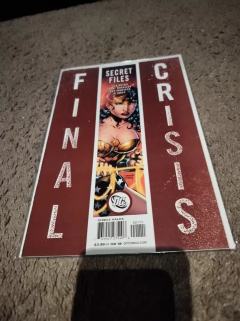 Dc Comics Final Crisis: Secret Files #1 (2009) Nm Comic