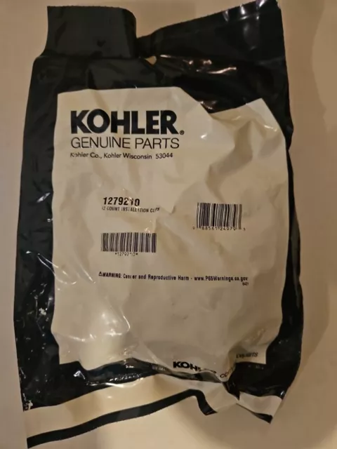 Paquete de 12 clips de instalación Kohler 1279210