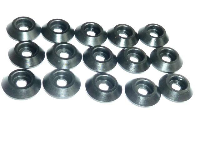 Lot De 12 Œillets Noirs En Caoutchouc Pour Moto - Remplacement Panneau Latéral / Carénage