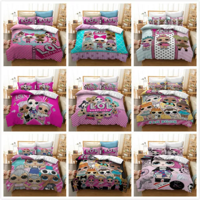 LOL Surprise! Collection Single/Double/Queen/King Bed Quilt Cover Set