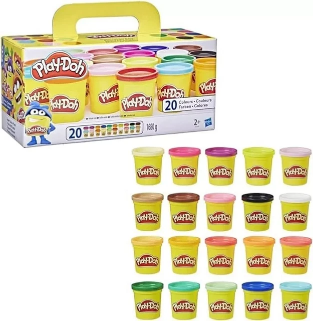 Pack 20 pots de Pâte à modeler Play-Doh La Pate Super couleurs - Autres jeux d'éveil | Soldes fnac Suisse