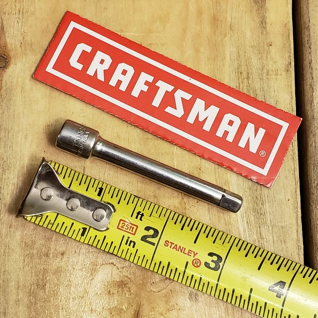 CRAFTSMAN USA 1/4& Drive 3" Long Socket Ratchet Wrench Extension G