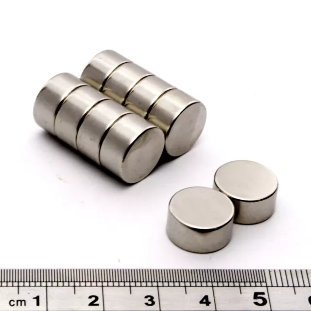 Strong Magnets 1/2" x 1/4" Powerful Magnet* Pull force 4.25Kg * Disc 12mm 6mm