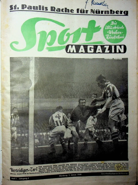 ORIG. SPORT MAGAZIN 1949 4. Jg. Nr. 152 KOMPLETT, Illustrierte