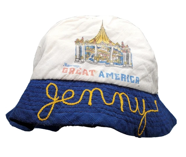 Kids Vintage Marriott's Great America Hat "Jenny" Size Small 1973