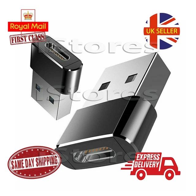 USB 3.1 Type C Female to USB A Male Adapter Converter Charger Connector Plug