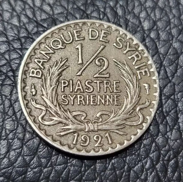 1/2 Piastres 1921 Coin