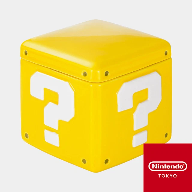 NINTENDO TOKYO EXCLUSIVE Canister Super Mario Bros. Question Box Game