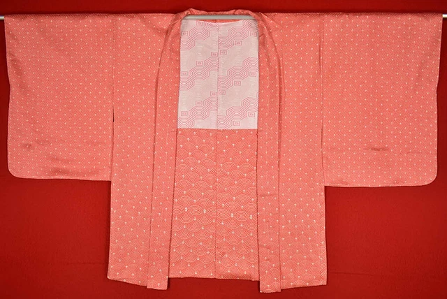 Vintage Japanese Kimono Silk Antique BORO HAORI Kusakizome Dyed/A945/545