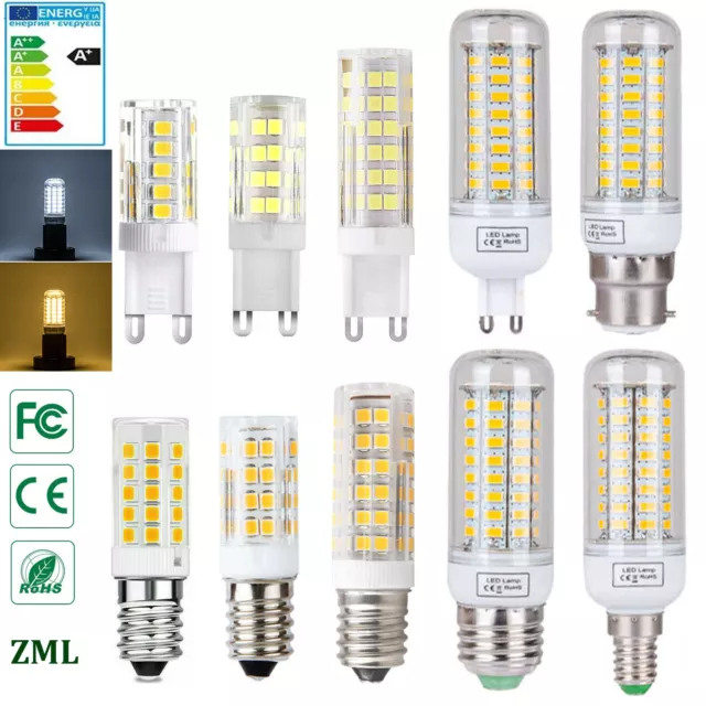 Bombilla LED e27 e14 G9 bombilla blanco cálido bombillas AC mini lámparas de luz