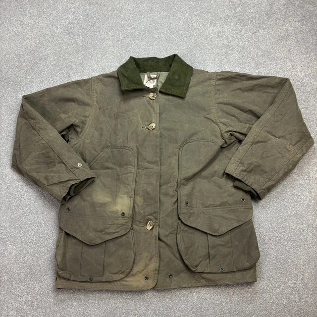 Filson Tin Jacket 20204432 – Cinder Black/Gray Unlined Cloth Collared Men's Coat