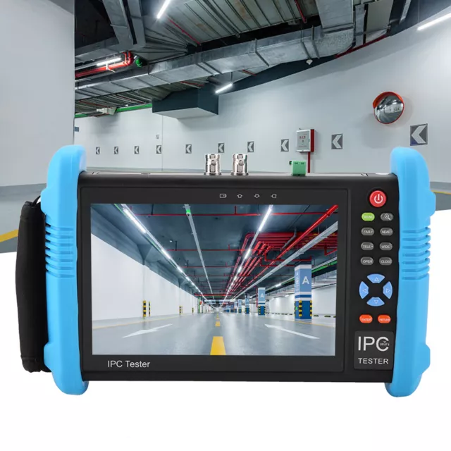 IPC‑9800 Plus 7&quot; IP CCTV Tester 4K H.265 TVI CVI AHD Analog AC 100‑240V EU