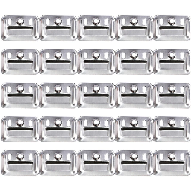 100 pz fibbia da parete ganci da appendere resistente chiusura hardware specchio