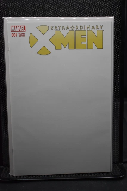 Extraordinary X-Men #1 Blank Sketch Variant Marvel 2016 Wolverine Old Logan 9.6